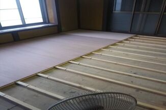 かすみがうら市で和室の床上げ、塗装工事完了！部屋ごとに雰囲気が変わるように塗装しました