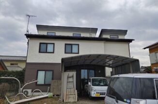 屋根、外壁を美観保持機能に優れ遮熱性の高い塗料で塗り替えました！