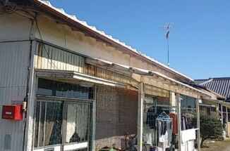 土浦市｜築40年の住宅。屋根塗装工事と雨樋の交換を行いました。