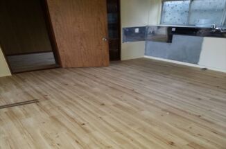 石岡市|別々だったリビングとキッチンをひとつの空間に!室内リフォーム!