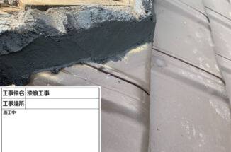 土浦市住友林業の家の塗装！倉庫の板金屋根を塗り替えすべての工事が完了しました！