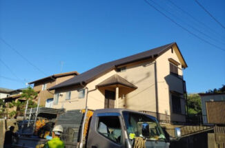 築38年の住宅の現場調査。赤外線サーモグラフィーで外壁の温度を可視化します！