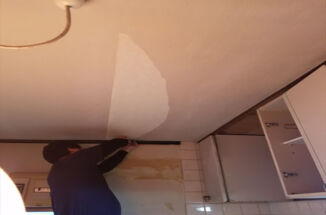 かすみがうら市で壁紙施工！傷んだ壁紙を全部張り替えました