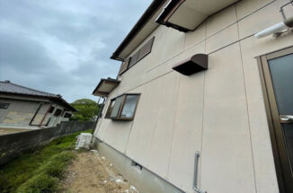 かすみがうら市で外壁の現地調査！傷んだ外壁から雨漏りがないか調査しました