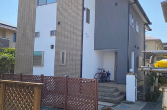 断熱・遮熱性の高いGAINAを使用して外壁の塗装工事を行いました。