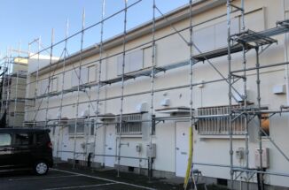 土浦市|雨漏り被害のアパート!穴が空いた外壁からモニエル瓦屋根塗装~天井張り替えまで一貫工事