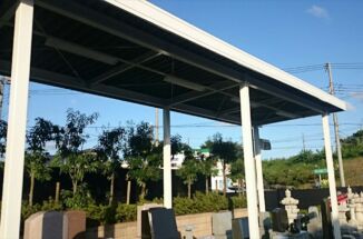 販売センターの屋外売り場の鉄骨を塗り替えました！