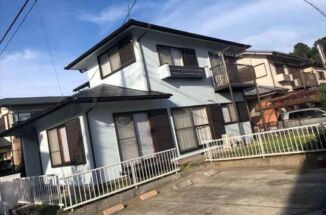 土浦市｜築35年、傷みの激しいモルタル外壁とスレート屋根の塗装を行いました！