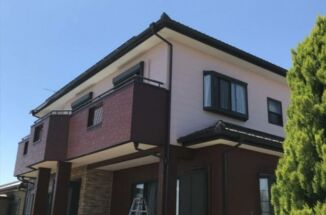 外壁を汚れに強い塗料、付帯部をフッ素塗料で施工