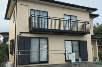 土浦市｜外壁塗装を行い使用する材料は攪拌機を使用し施工