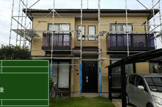 土浦市｜築19年の外壁、屋根塗装工事が完了しました