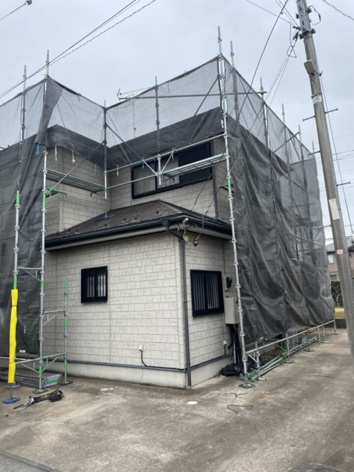 石岡市足場設置1_20070