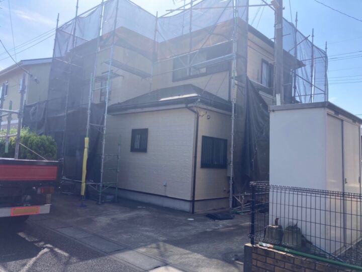 石岡市足場撤去20070