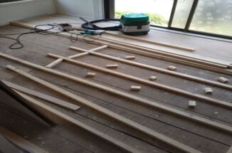 土浦市で床の張り替え。畳を撤去、手入れが楽なクッションフロアで仕上げました