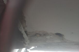 土浦市、雨漏り被害でボロボロになった軒天を綺麗に補修！