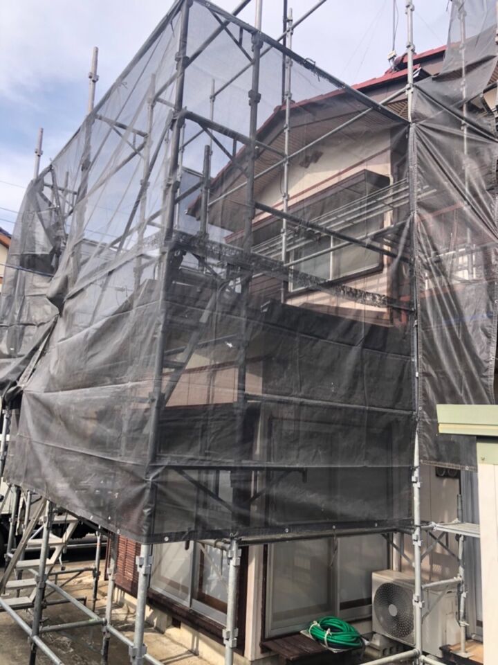 かすみがうら市空き家リフォーム_足場2_20071