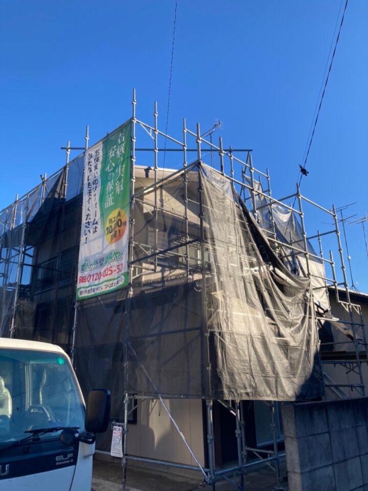 かすみがうら市空き家リフォーム_外装塗装完了2_20071