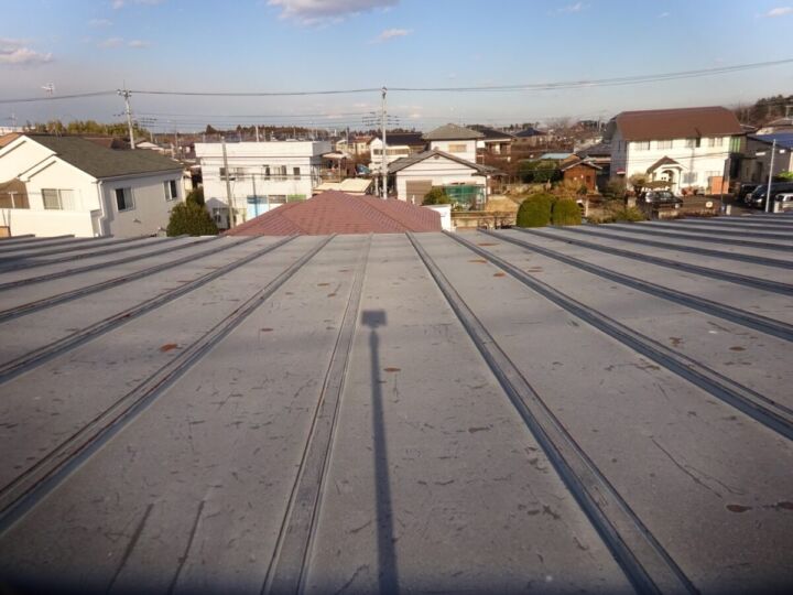 かすみがうら市ビル塗装_現場調査屋根1_20073