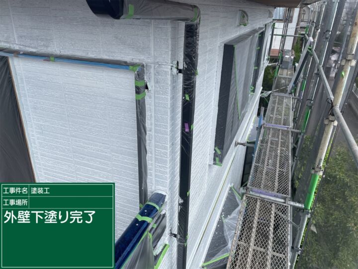 かすみがうら市_外壁下塗り完了_20072