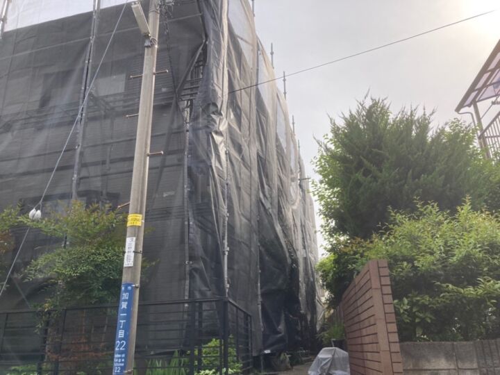 かすみがうら市_足場設置_20072