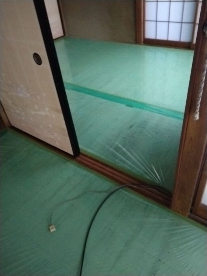 かすみがうら市空き家リフォーム_養生１_20071