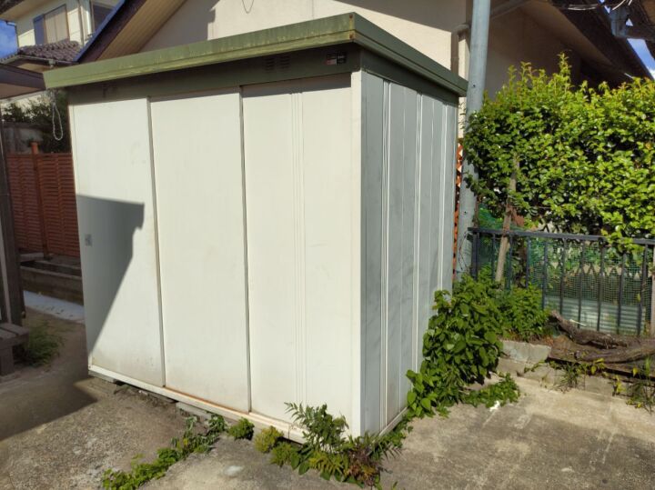 かすみがうら市空き家リフォーム_倉庫塗替え前1_20071