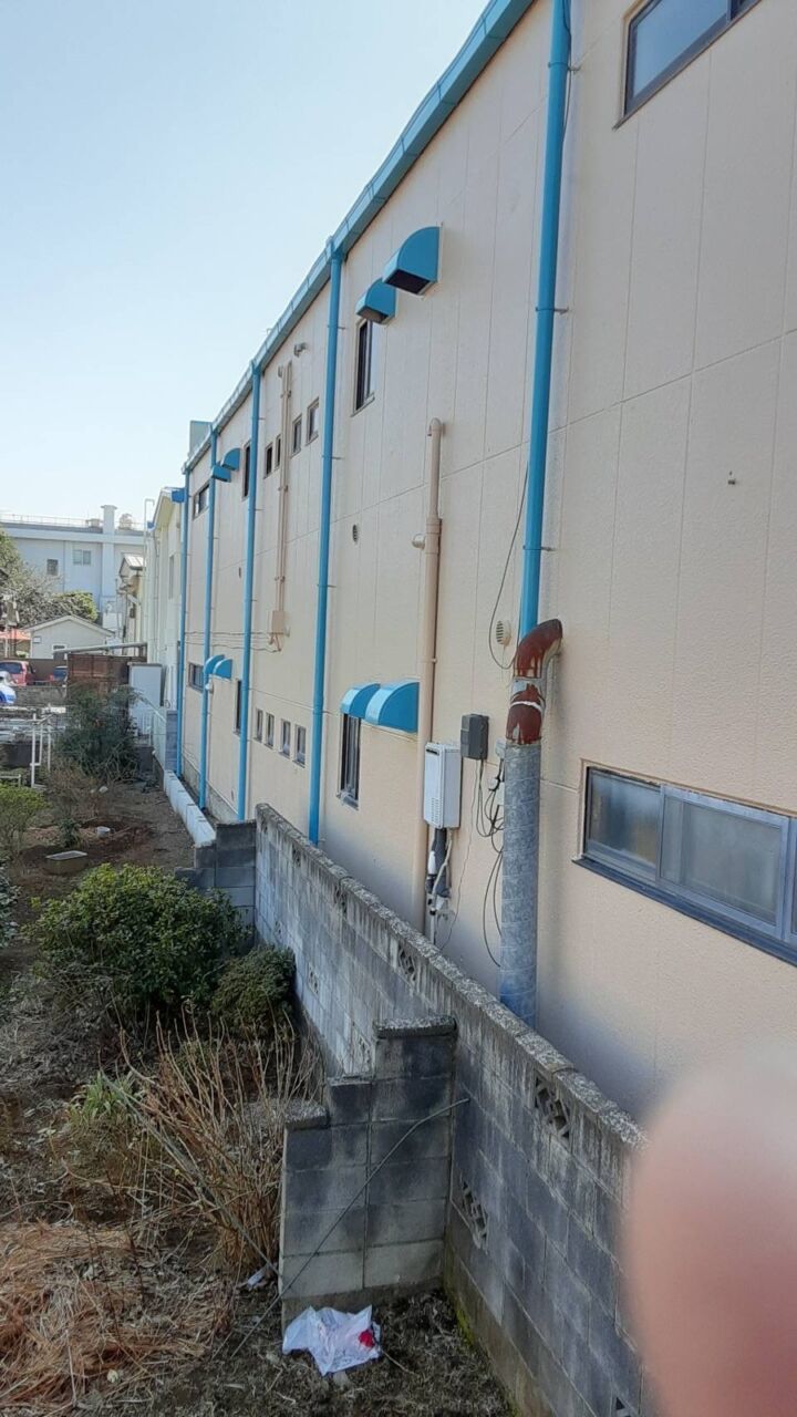 かすみがうら市−テナントビル_足場撤去完了＿20073