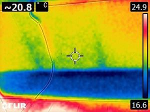 小美玉市_現場調査サーモグラフィー軒天_20074