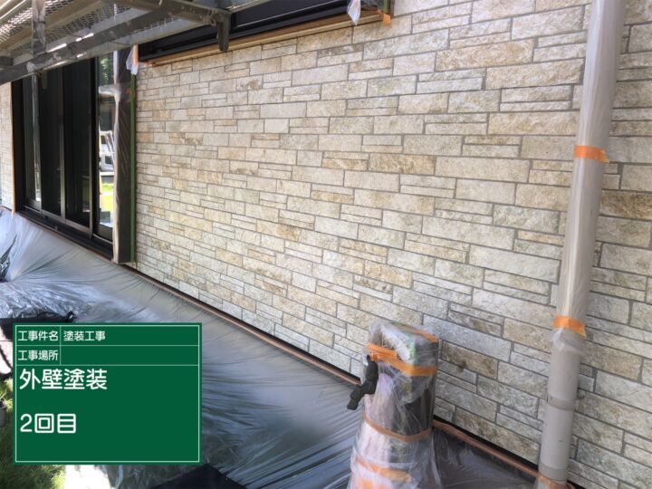 石岡市_外壁クリア塗装２完了_20075