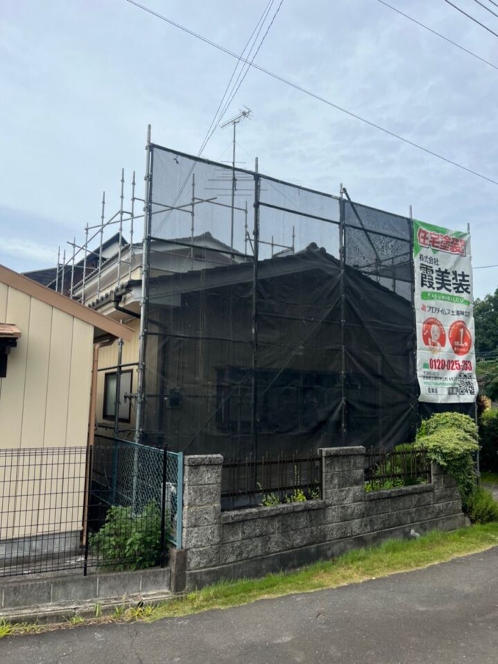 石岡市_足場設置_20077