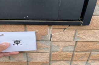 石岡市で外壁塗装。サイディング外壁の欠けやヒビ割れを直し雨漏り対策もバッチリ!