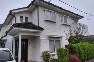 石岡市、築30年・3回目の外壁塗装！まずは工事の下準備を行いましょう！