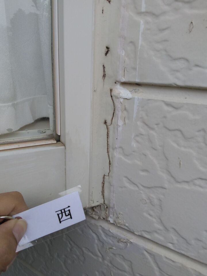 石岡市_現場調査_外壁コーキング２_20080