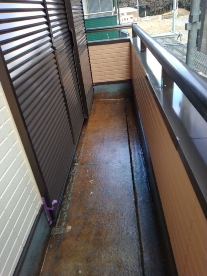 小美玉市_ベランダ防水塗装_20079