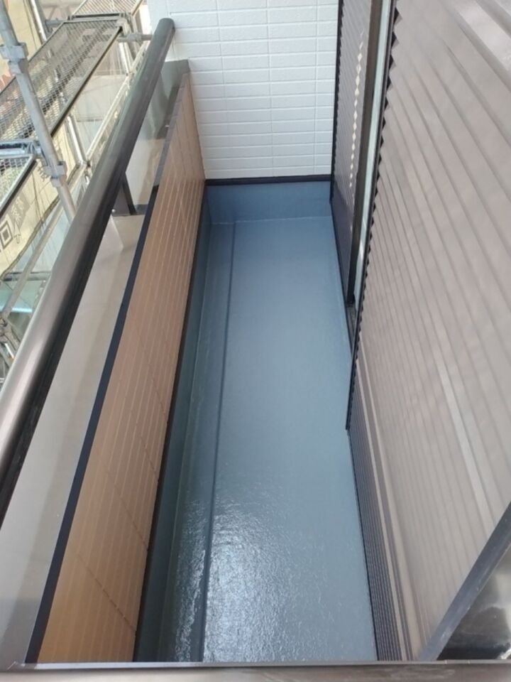 小美玉市_ベランダ防水塗装後_20079