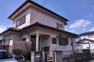 石岡市、築35年の一戸建て住宅の塗り替え工事のご相談をうけたまわりました！