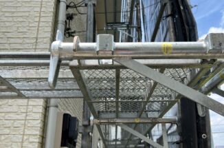 石岡市：築13年の一戸建て住宅の塗替え工事を行います！まずは、工事の下準備から！！