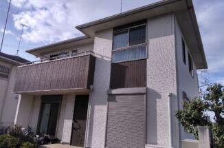 石岡市：築13年の一戸建て住宅を塗り替えるご相談！まずは現場調査で傷みをチェック！