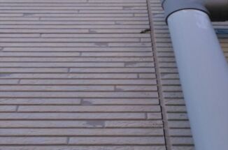 土浦市で現地調査。窯業系サイディング外壁が破損しています【住宅リフォーム助成制度】