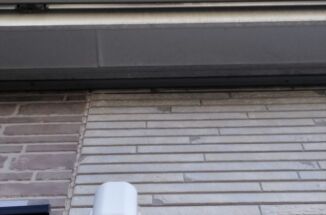 土浦市で現地調査。いっけん問題ない軒天には黒カビが発生中！【住宅リフォーム助成制度】