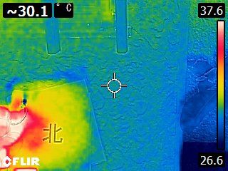 かすみがうら市_現場調査_外壁サーモカメラ20089
