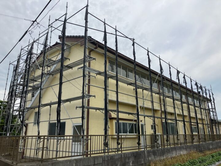 石岡市_足場設置_20091