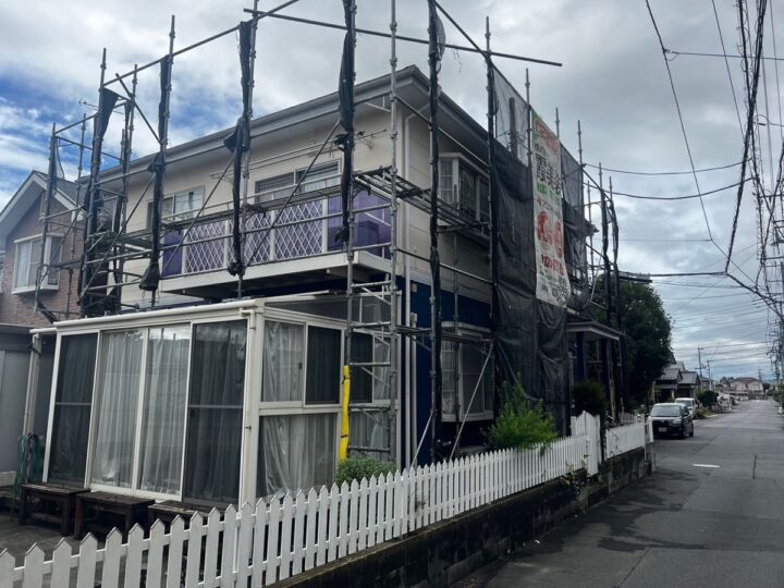 石岡市_足場設置_20092