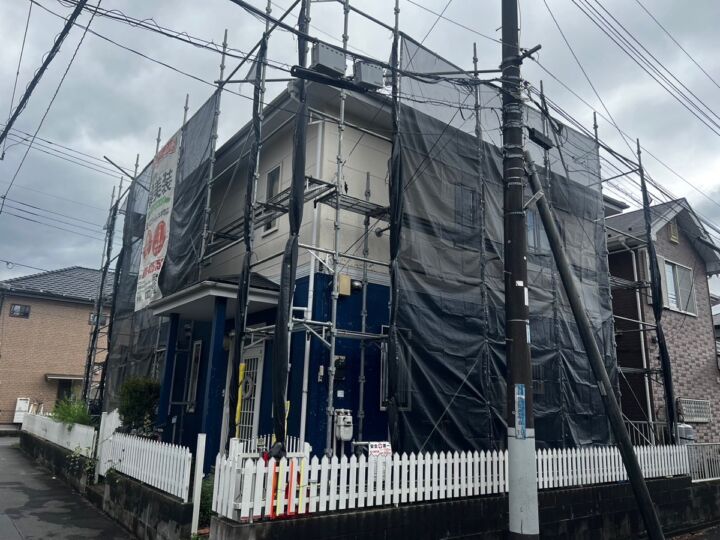 石岡市_足場設置_20092