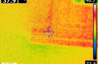 かすみがうら市で現地調査。ALC外壁に空いた隙間！サーモグラフィーで確認します