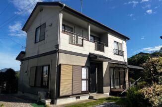 小美玉市：築24年の一戸建て住宅の外壁＆屋根塗装のご依頼！まずはどんな工事が必要かチェックのため、現場調査！