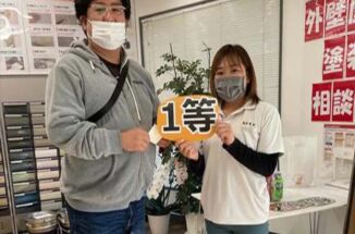 石岡市の築12年外壁塗装現場のお客様の声「文句なし！」