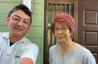 土浦市で屋根塗装、施工5年後の定期点検で伺ったお客様の声