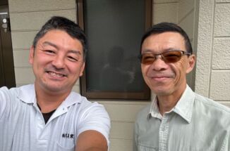 土浦市で7年前におこなった外壁塗装の定期点検。お客様からのご感想をいただきました