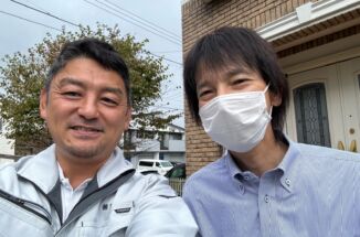 かすみがうら市で外壁のひび割れ補修＆帯の修繕を実施したお客様の声！丁寧な施工で満足の仕上がり🏠️✨